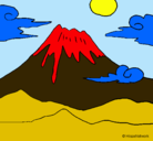 Dibujo Monte Fuji pintado por enrique2001