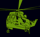 Dibujo Helicóptero al rescate pintado por ilus