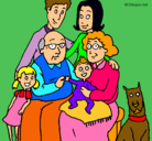 Dibujo Familia pintado por Malenitaa