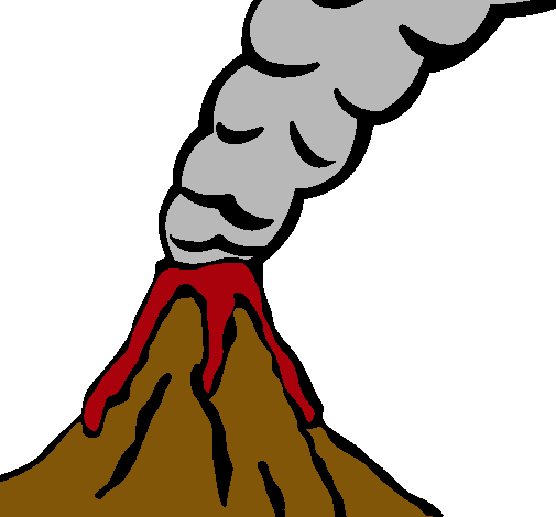 Dibujo Volcán pintado por diapaomegia