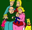 Dibujo Familia pintado por sebastian2