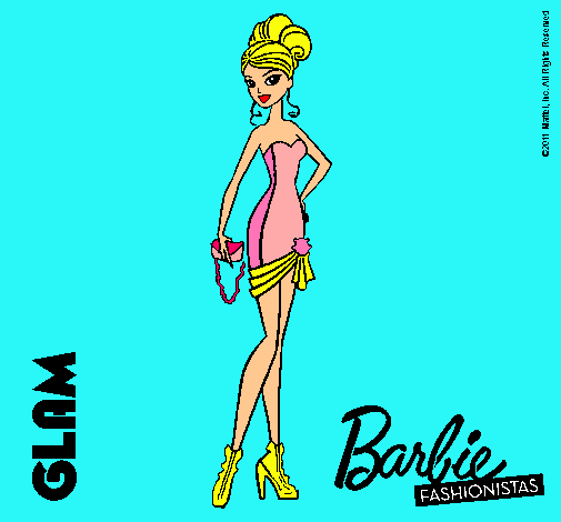 Dibujo Barbie Fashionista 5 pintado por ashleyp