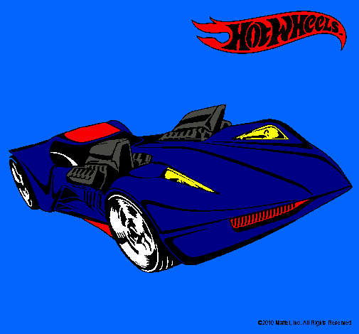 Dibujo Hot Wheels 4 pintado por mark15