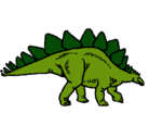 Dibujo Stegosaurus pintado por diapaomegia