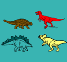 Dibujo Dinosaurios de tierra pintado por rainer