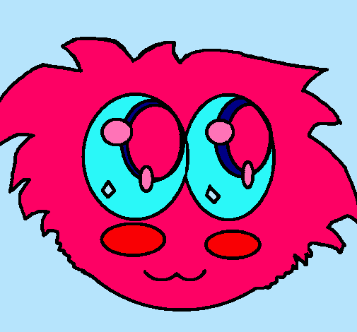 Dibujo Puffle pintado por natita