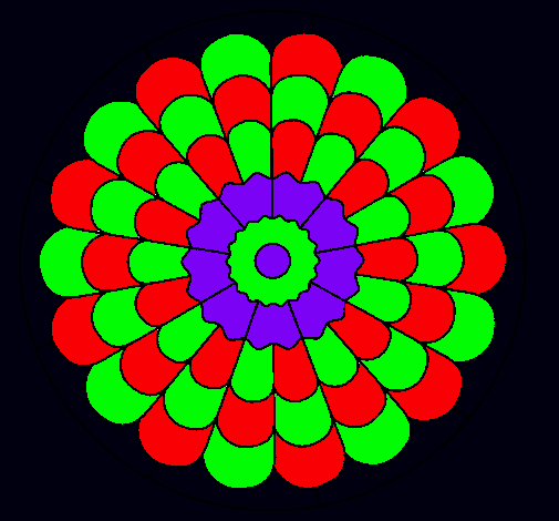 Dibujo Mandala 23 pintado por marc-el-crac