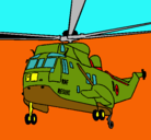Dibujo Helicóptero al rescate pintado por hhhhh