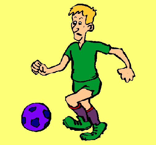 Dibujo Jugador de fútbol pintado por payolin00