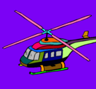 Dibujo Helicóptero  pintado por claudiaaaatt