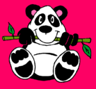 Dibujo Oso panda pintado por jbjkugbhiuyf