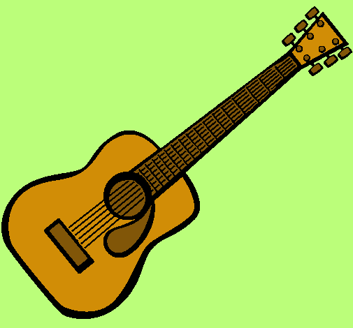 Dibujo Guitarra española II pintado por Anto4