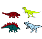 Dibujo Dinosaurios de tierra pintado por moisessss