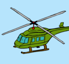 Dibujo Helicóptero  pintado por cristofer
