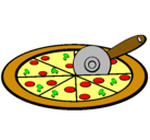 Dibujo Pizza pintado por vanessapuig