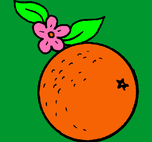 Dibujo naranja pintado por Martina100