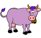 Dibujo Vaca lechera pintado por mourinha
