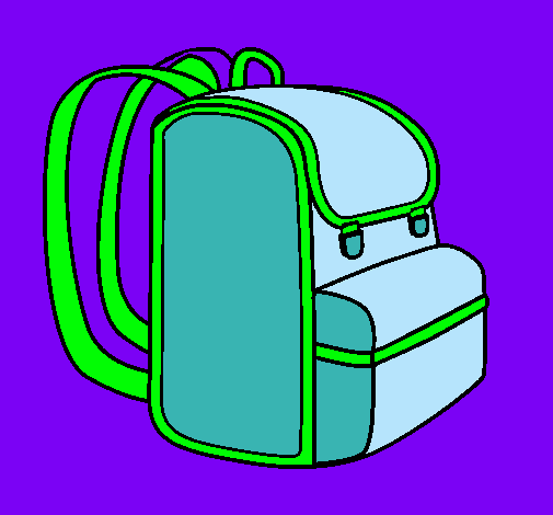 Dibujo Mochila pintado por karencillo