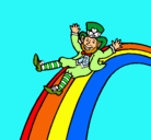 Dibujo Duende en el arco iris pintado por Camily