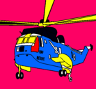Dibujo Helicóptero al rescate pintado por ramirofarias