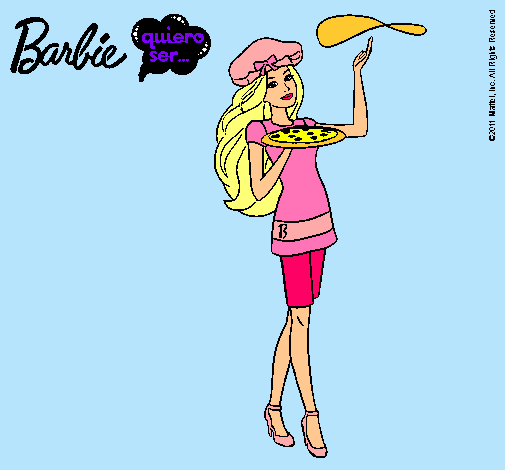Dibujo Barbie cocinera pintado por Lasmitica