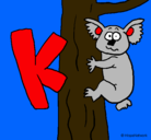 Dibujo Koala pintado por fabulos