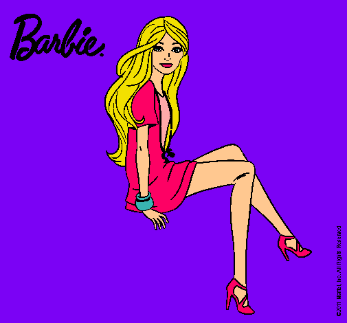 Barbie sentada