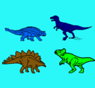 Dibujo Dinosaurios de tierra pintado por vvfsazxje