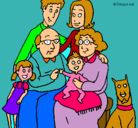 Dibujo Familia pintado por anlu