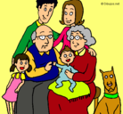 Dibujo Familia pintado por sofia11