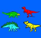 Dibujo Dinosaurios de tierra pintado por TITIN