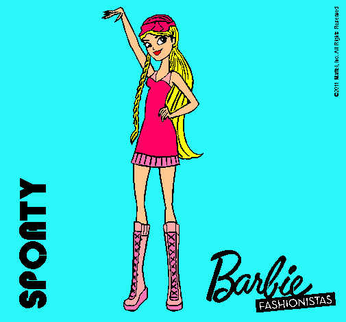 Dibujo Barbie Fashionista 4 pintado por ashleyp