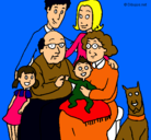 Dibujo Familia pintado por juanpablo1