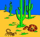 Dibujo Desierto pintado por avaquick
