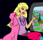 Dibujo Barbie llega a París pintado por Lasmitica