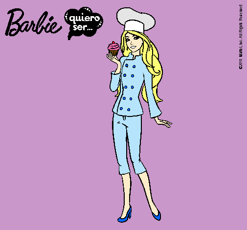 Dibujo Barbie de chef pintado por miitzii