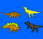 Dibujo Dinosaurios de tierra pintado por sdfghjn
