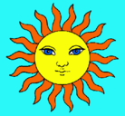 Dibujo Sol pintado por  superguap