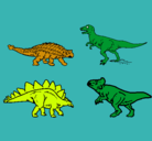 Dibujo Dinosaurios de tierra pintado por marianito20