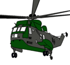 Dibujo Helicóptero al rescate pintado por jyvut