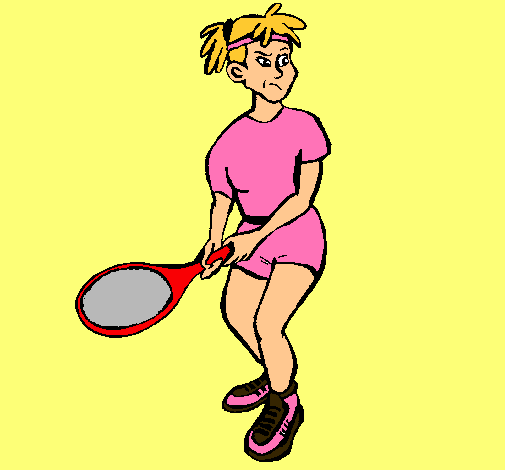 Dibujo Chica tenista pintado por payolin00