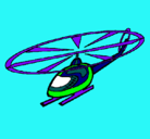Dibujo Helicóptero pintado por marianito21