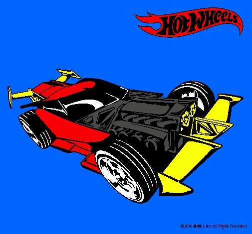 Dibujo Hot Wheels 9 pintado por mark15