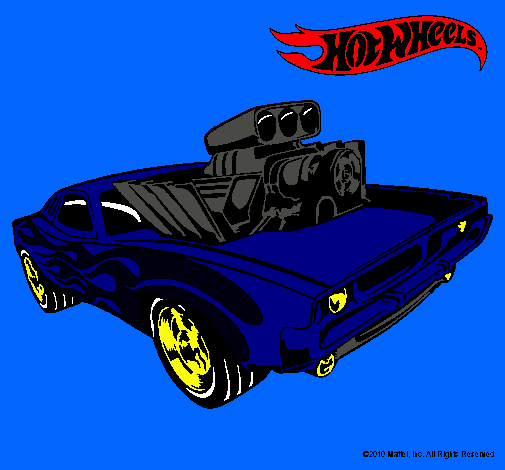 Dibujo Hot Wheels 11 pintado por mark15