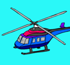 Dibujo Helicóptero  pintado por marianito22