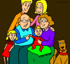 Dibujo Familia pintado por qwertyuiopas
