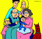 Dibujo Familia pintado por ermmoso