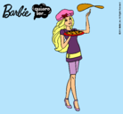 Dibujo Barbie cocinera pintado por mileyg23
