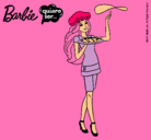 Dibujo Barbie cocinera pintado por susanita
