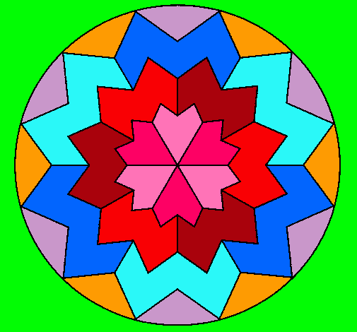 Dibujo Mandala 29 pintado por cristina19